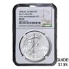 Image 1 : 2011-W Silver Eagle NGC MS69 25th Anniversary