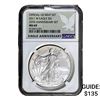 Image 1 : 2011-W Silver Eagle NGC MS69 25th Anniversary