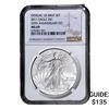 Image 1 : 2011-W Silver Eagle NGC MS69 25th Anniversary