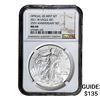 Image 1 : 2011-W Silver Eagle NGC MS69 25th Anniversary