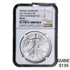 Image 1 : 2011-W Silver Eagle NGC MS69 25th Anniversary