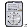 Image 1 : 2011-W Silver Eagle NGC MS69 25th Anniversary