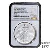 Image 1 : 2006-W Silver Eagle NGC MS69 Burnished 20th Anniv