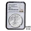 Image 1 : 2011 Silver Eagle NGC MS69 25th Anniversary
