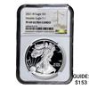 Image 1 : 2021-W Silver Eagle NGC PF69 UC Heraldic Eagle T-1
