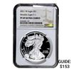 Image 1 : 2021-W Silver Eagle NGC PF69 UC Heraldic Eagle T-1