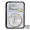 Image 1 : 2011 Silver Eagle NGC MS69 25th Anniversary