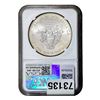 Image 2 : 2011 Silver Eagle NGC MS69 25th Anniversary