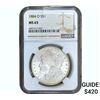 Image 1 : 1884-O Morgan Silver Dollar NGC MS65