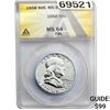 Image 1 : 1958 Franklin Half Dollar ANACS MS64 FBL