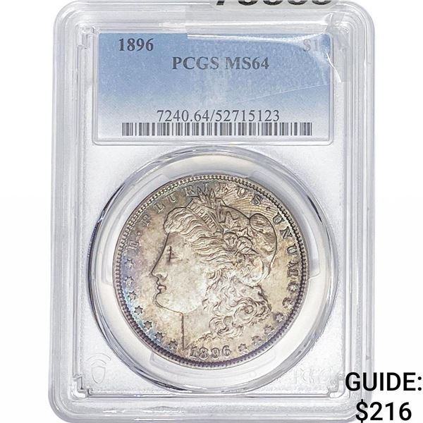 1896 Morgan Silver Dollar PCGS MS64