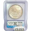 Image 2 : 1884 Morgan Silver Dollar ICG MS62