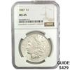 Image 1 : 1887 Morgan Silver Dollar NGC MS65