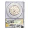 Image 2 : 1942 Walking Liberty Half Dollar ANACS MS64