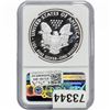 Image 2 : 2021-W Silver Eagle NGC PF69 UC Heraldic Eagle T-1