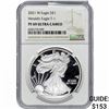 Image 1 : 2021-W Silver Eagle NGC PF69 UC Heraldic Eagle T-1