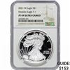 Image 1 : 2021-W Silver Eagle NGC PF69 UC Heraldic Eagle T-1
