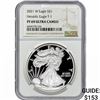 Image 1 : 2021-W Silver Eagle NGC PF69 UC Heraldic Eagle T-1
