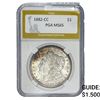 Image 1 : 1882-CC Morgan Silver Dollar PGA MS65