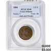 Image 1 : 1804 Draped Bust Half Cent PCGS XF40 Cross 4-Stems