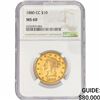 Image 1 : 1880-CC $10 Gold Eagle NGC MS60