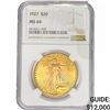 Image 1 : 1927 $20 Gold Double Eagle NGC MS64