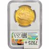 Image 2 : 1927 $20 Gold Double Eagle NGC MS66
