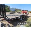 Image 9 : 2009 Homemade Pintle Hitch 20ft Flat Deck | 2 x 7000lbs Axle | 