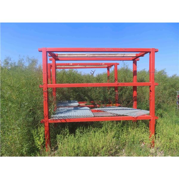 Pallet Racking: 8 Uppers , 20 Cross Beams , 24 Racks 
