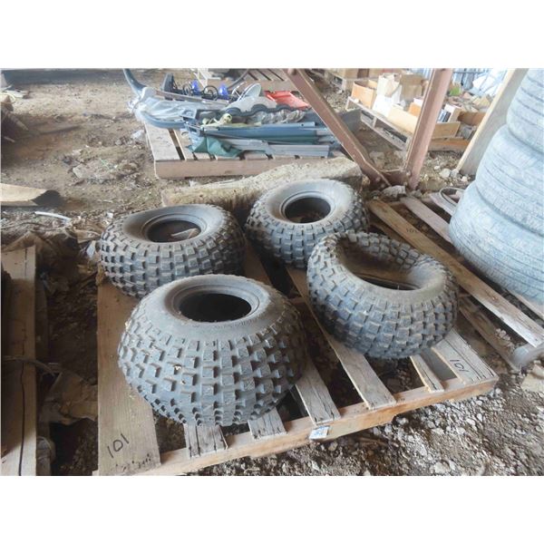 4 New or Store Return Tires 22 X 11.00 X 8