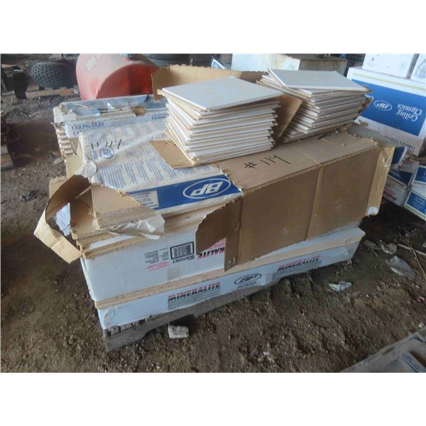 New Old Stock Ceiling Tiles, Various Styles & Sizes 