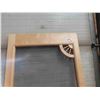 Image 2 : Wood Framed Screen Door with Detail 32'' x 81'' 