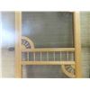 Image 3 : Wood Framed Screen Door with Detail 32'' x 81'' 