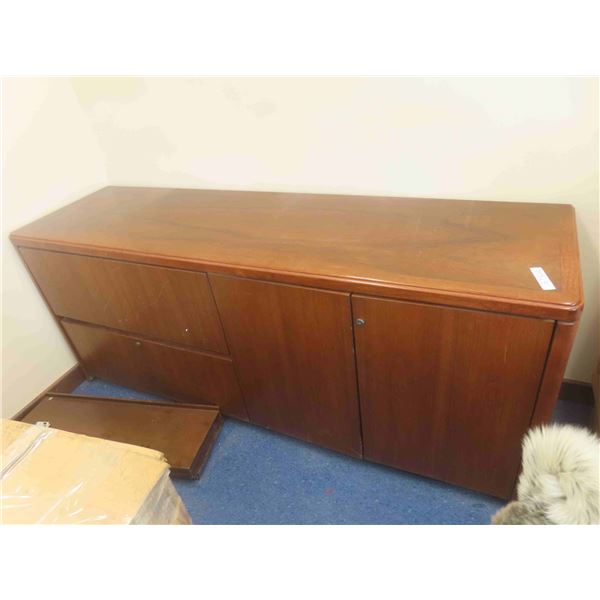 Solid Wood Desk 30'' x 36'' x 71'' , Credenza 29'' x 20''