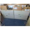 Image 1 : 3 Lateral Filing Cabinets 28'' x 18'' x 36'' & 69'' x 18'' x 36'' 