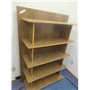 Image 2 : Wood 5-Tier Shelf 59'' x 41'' x 14'' , Metal Coat Tree 