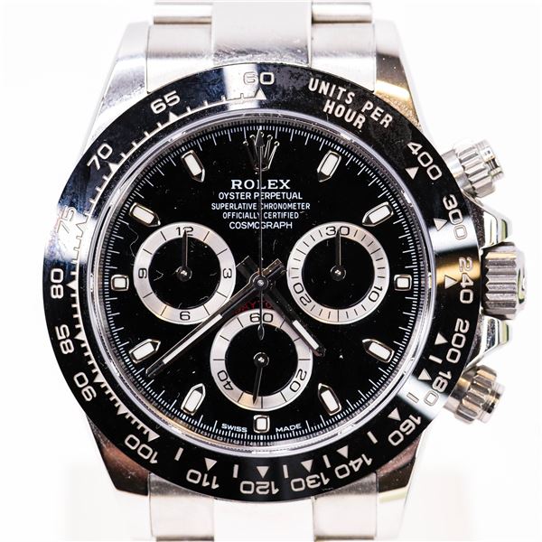 Rolex Daytona 116500LN Black Ceramic Steel 40mm