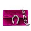 Image 1 : Gucci Dionysus Velvet Shoulder Bag â€“ Purple with Crystal Horseshoe Clasp