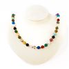 Image 1 : 14KYG Incredible Gold Beaded Strand of Precious Gemstones, Paloma Picasso Style