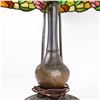 Image 2 : Vintage floral leaded lamp on original base
