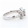 Image 3 : Pt900 1.27ctw Natural Diamond 0.77ctr RBC Ring sz 4.5