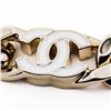 Image 4 : Chanel CC Chain Bracelet â€“ White Enamel & Silver-Tone, B22S