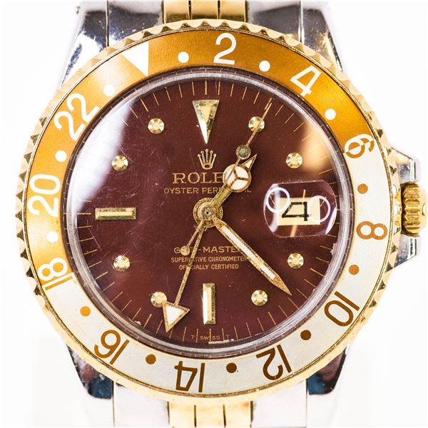 Vintage Rolex GMT Ref. 1675 'Rootbeer' 40mm w/ Nipple Dial