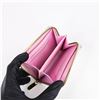 Image 6 : Louis Vuitton Multicolore Compact Wallet â€“ White Canvas / Pink Interior