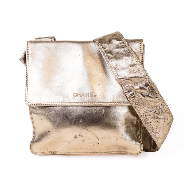 Chanel Vintage Metallic Lambskin Shoulder Bag â€“ 5 Series (1997â€[x=#822