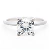 Image 1 : 14KWG 2.00ct Square Cushion Brilliant Cut Lab Diamond Solitaire, 7