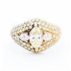 Image 1 : 18KYG 3.15ctw Natural Fancy Yellow Diamond Ladies Ring, 7