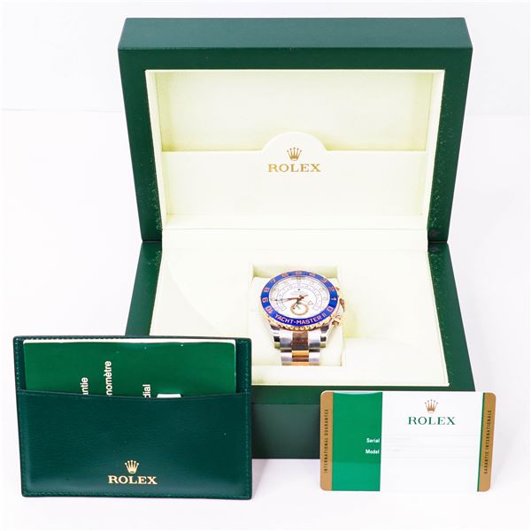 Rolex Steel & Everose Gold Yacht-Master II 116681 44mm w/Box & Papers from 2015