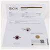 Image 5 : GIA Platinum Purplish Red 1.44ct Ruby & 0.62ct Diamond Ring, Size 7.5
