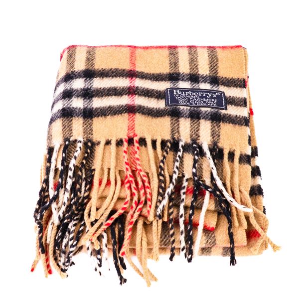Burberry Nova Check Cashmere Scarf 120cm